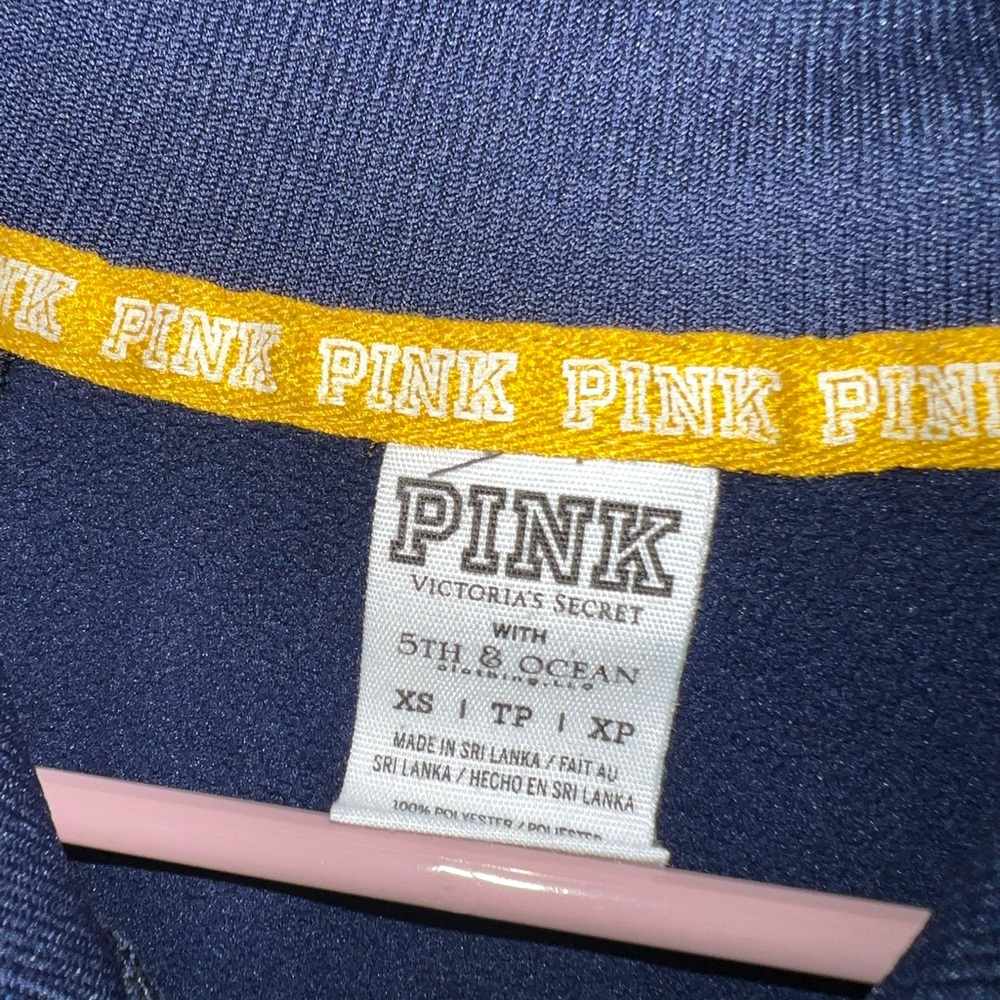 PINK Victoria’s Secret WVU zip up sweatshirt size XS - Picture 4 of 5